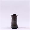 Rieker Laced Ankle Boot With Side Zip - Brown Combi